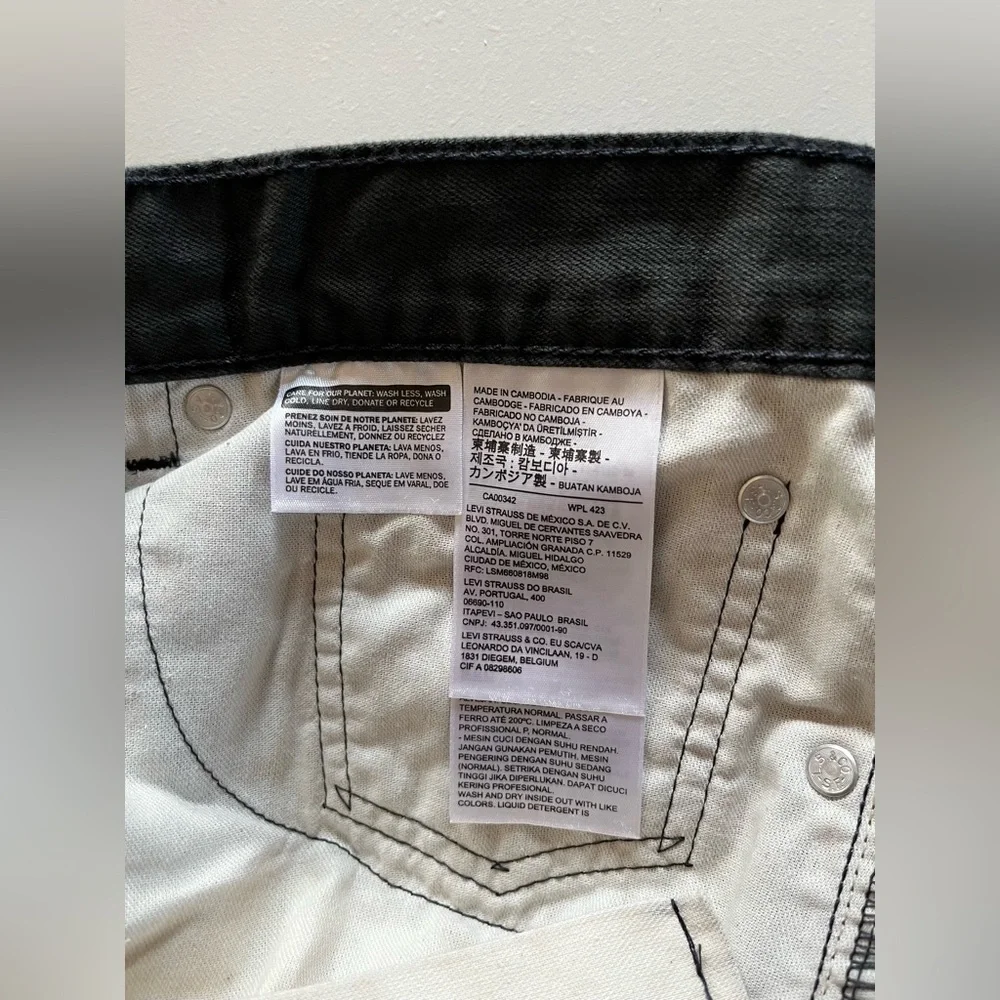Men’s Levi’s 505 Charcoal jeans 36x32